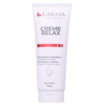 Creme Relax Para Alívio de Dores Muscular Costas Cânfora e Mentol Lakma 200g Creme Relax Para Alívio de Dores Muscular Costas Cânfora e Mentol Lakma 200g