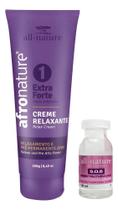 Creme Relaxante Afro Nature Força 2 - Forte 250Gr All Nature