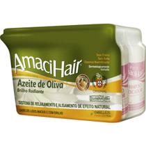 Creme Relaxante Amacihair Baldinho Azeite de Oliva 220g - Embelleze