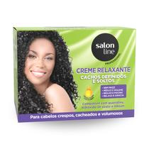 Creme Relaxante Cachos Definidos Soltos Sem Frizz Salon Line