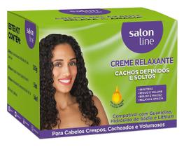 Creme Relaxante Salon Line Cachos Definidos E Soltos