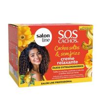 Creme Relaxante Salon Line S.O.S Cachos Cachos Soltos &amp Sem Frizz Óleos Extraordinários