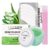 Creme Removedor de Extensão de Cílios LASHVIEW Aloe 10 g Kit Creme Removedor de Extensão de Cílios LASHVIEW Aloe 10 g Kit