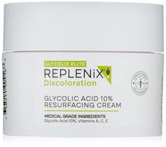 Creme Replenix, ácido glicólico, 10% de recapeamento, 50 ml