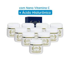 Creme Risotex Antissinais , Clareador e Hidratante Original 40g Kit C/10