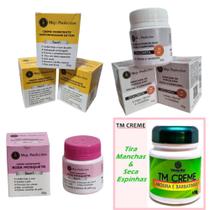 creme rosa mosqueta ,uniformizador dolomita creme veredas kit 4 -itens