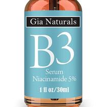 Creme sérico Gia Naturals Vitamina B3 30mL ou 60mL anti-envelhecimento Creme sérico Gia Naturals Vitamina B3 30mL ou 60mL anti-envelhecimento