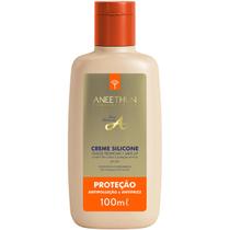 Creme Silicone Proteção Aneethun 100ml com Óleos Tropicais Safe Up Brilho Antifrizz e Proteção Térmica