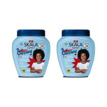 Creme Skala 1Kg Mais Crespinhos-Kit C/2Un