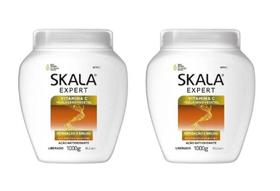 Creme Skala 1Kg Vitamina C + Colageno - Kit 2 Unidades Reparação e Brilho