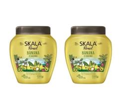 Creme Skala Banana e Bacuri 1Kg - Kit com 2 Unidades Reparação e Brilho Creme Skala Banana e Bacuri 1Kg - Kit com 2 Unidades Reparação e Brilho