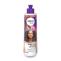 Creme Sos Ativador de Cachos 48h de Brilho Salon Line 300ml