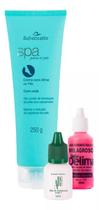 Creme Spa para os Pés + Loção Delima Milagroso + Óleo para unha Tratamento 6x1 Abelha Rainha