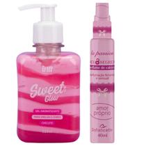 Creme Sweet Glow Beijável Chiclete e Perfume Íntimo Morango