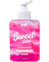 Creme Sweet Glow para virilha e corpo de Chiclete 320ml - Intt Creme Sweet Glow para virilha e corpo de Chiclete 320ml - Intt