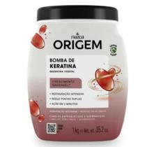 Creme Tratamento Hidratante Origem Bomba Queratina 1Kg Creme Tratamento Hidratante Origem Bomba Queratina 1Kg