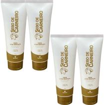 CREME ULTRA HIDRATANTE SEBO DE CARNEIRO LANOLINA +UREIA 200gr DEMAZON KIT 4und