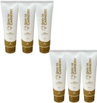 CREME ULTRA HIDRATANTE SEBO DE CARNEIRO LANOLINA +UREIA 200gr DEMAZON KIT 6und