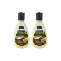 Creme Umidificante Ouribel Ricino 390Ml - Kit Com 2Un