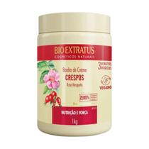 Creme vegano rosa mosqueta para cabelo crespos 1kg bioextratus Creme vegano rosa mosqueta para cabelo crespos 1kg bioextratus