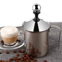 Cremeira Manual Em Aço Inox Espumador De Leite Multiuso