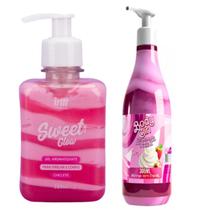 Cremes Gel Aromatizante Beijáveis Sweet Glow Body Girl Kit Cremes Gel Aromatizante Beijáveis Sweet Glow Body Girl Kit