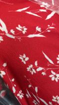 Crepe de malha floral