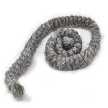 Crepe Hair Mehron Makeup Braid 30 cm de lã cinza média Crepe Hair Mehron Makeup Braid 30 cm de lã cinza média