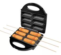 Crepeira Suiço Crepe e Hot Dog 6 Cavidades Gourmet 220V - Electro