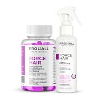 Crescimento Capilar Force Hair Prohall - Tônico + Tratamento