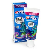 Crest Kids Color Changing Creme Dental Muda de Cor Sabor Chiclete - 119g Crest Kids Color Changing Creme Dental Muda de Cor Sabor Chiclete - 119g