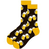 Crew Socks, caneca de cerveja espumosa, padrão de 5 pares Crew Socks, caneca de cerveja espumosa, padrão de 5 pares
