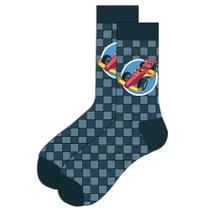 Crew Socks Novelty Racing Car Cotton para adultos, azul, x5 pares Crew Socks Novelty Racing Car Cotton para adultos, azul, x5 pares