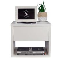 Criado 30cm Branco Suspenso Para Lateral de Cama Quarto e Escritório