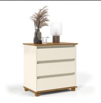 Criado em Mdf 3 gavetas Criado em Mdf 3 gavetas