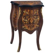 Criado Mesa Cabeceira Luiz Xv Primor Design Abaulado Alto Re