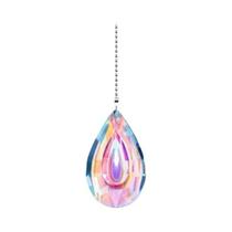 Criador De Arco-Íris De Cristal Colorido Com Corrente Para Pendurar, Decoração Para Casa E Jardim No