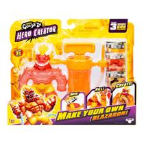 Criador de Heróis com Boneco Elástico Blazagon - Goo Jit Zu