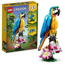 Criador de LEGO 3 em 1: Papagaio Exótico para Sapo para Peixe