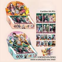 Crianças 180 PCS Inglês Demon Slayer Flashcards Não-repetição Jogo De Mesa Deck Box