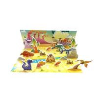 Crianças 3D DIY Puzzle Castelo Modelo Desenho Animado Brinquedo De Papel Aprendizagem Precoce