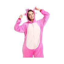 Crianças Adultos Disney Stitch Cosplay Traje Com Capuz Pijamas Halloween Inverno Pijamas