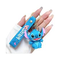 Crianças Anime Disney Chaveiro Mickey Mouse Minnie Lilo Ponto Carro Pingente Brinquedo Presentes