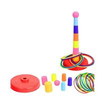 Crianças Ao Ar Livre Indoor Interativo Círculo Camada Jogo Brinquedo Educativo Virola Empilhado