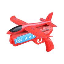 Crianças Avião Lançador Brinquedo Catapulta Arma Esportes Ao Ar Livre Avião De Espuma Presentes Para