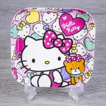 Crianças Bonito Sanrio Hello Kitty Kuromi Bandeja De Frutas Prato De Sobremesa Pratos De Jantar De