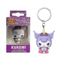 Crianças Chaveiro Sanrio Anime Figuras Kuromi Minha Melodia Olá Kitty Funko Pop Modelo Bonecas