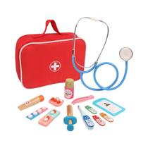Crianças De Madeira Médico Fingir Jogar Conjunto Simulação Médica Brinquedo Educativo Baú Para Role Crianças De Madeira Médico Fingir Jogar Conjunto Simulação Médica Brinquedo Educativo Baú Para Role