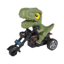 Crianças Dinossauro Motocicleta Carro Brinquedo Inércia Puxar Para Trás Modelo Animal Miniaturas