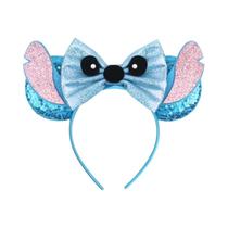 Crianças Disney Dumbo Mickey Ponto Lantejoulas Arco Hairband Bandana Para Festival Festa Cosplay